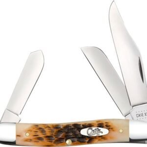 CASE KNIVES AMBER BONE PEACH