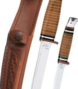 CASE KNIVES LEATHER HUNTER TWO