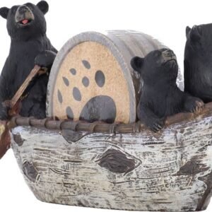 RIVERS EDGE BEARS IN A BOAT