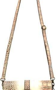 CAMELEON S&W CROC HANDBAG