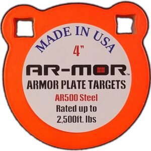 AR-MOR 4" AR500 STEEL GONG