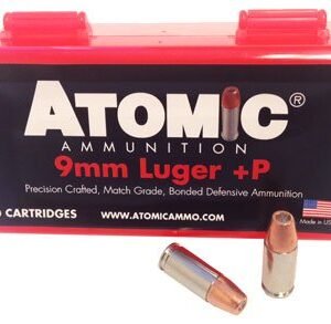 ATOMIC 9MM LUGER +P 124GR JHP