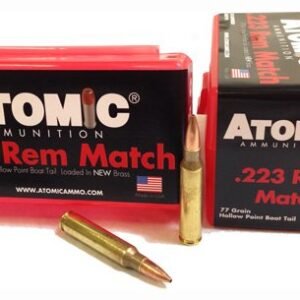 ATOMIC 223 REM 77GR MATCH BTHP