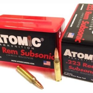 ATOMIC SUBSONIC 223 REM 77GR