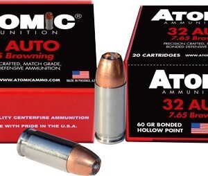 ATOMIC 32 ACP +P 60GR JHP