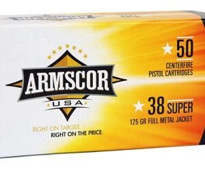 ARMSCOR 38 SUPER 125GR FMJ