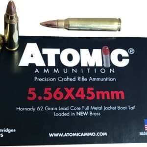 ATOMIC 5.56X45 62GR FMJ