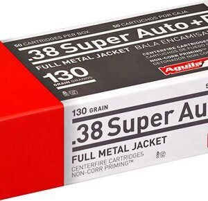 AGUILA 38 SUPER +P 130GR FMJ