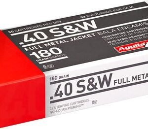 AGUILA 40 SW 180GR FMJ-FN