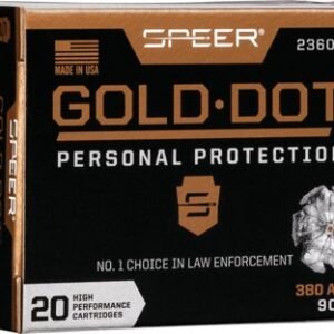 SPEER GOLD DOT 380 ACP