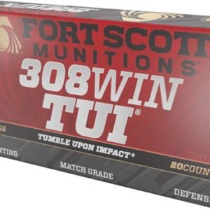 FORT SCOTT 308 WIN 168GR TUI