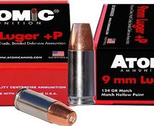 ATOMIC 9MM LUGER +P 124GR JHP