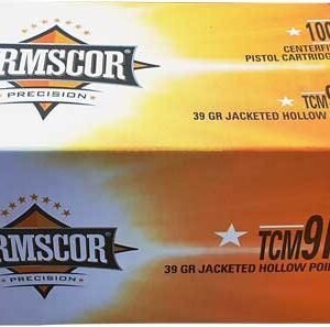ARMSCOR 22TCM9R 39GR JHP 100RD