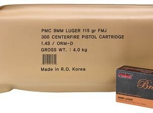 PMC 9MM LUGER 115GR FMJ-RN