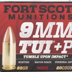 FORT SCOTT 9MM LUGER +P 80GR
