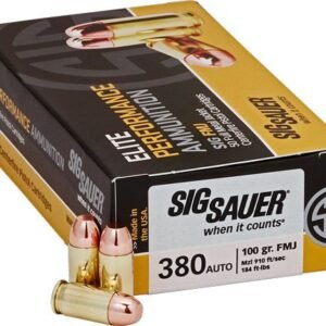 SIG AMMO 380ACP 100GR FMJ 50RD