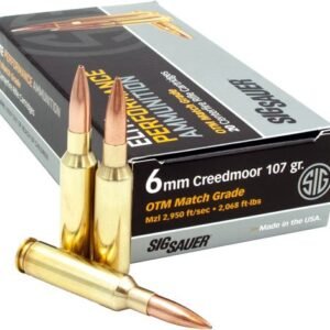 SIG AMMO 6MM CM 107GR OPEN TIP