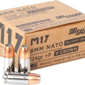 SIG AMMO 9MM 124GR +P ELITE