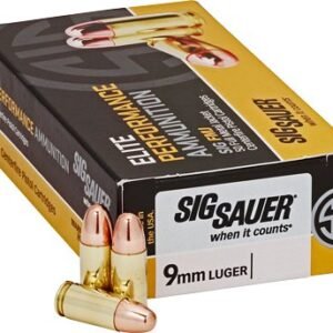 SIG AMMO 9MM 124GR FMJ 50RD