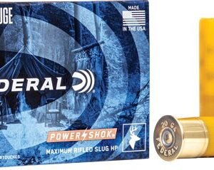 FEDERAL POWER SHOK 20GA 2.75"