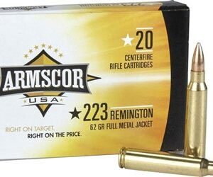 ARMSCOR 223 REM 62GR FMJ