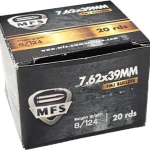 MFS 7.62X39 124GR FMJ