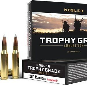 NOSLER TROPHY GRADE 260 REM