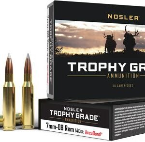 NOSLER TROPHY 7MM-08 REM 140GR