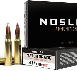 NOSLER MATCH 308 WIN 168GR