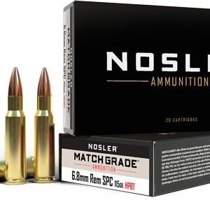 NOSLER MATCH GRADE 6.8 SPC