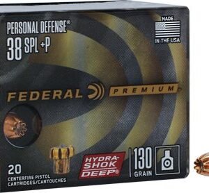 FEDERAL 38 SPECIAL+P 130GR