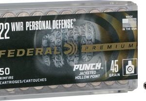 FEDERAL PUNCH 22WMR 45GR JHP
