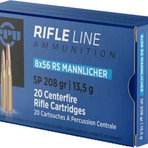 PPU 8X56R MANNLICHER 208GR JSP