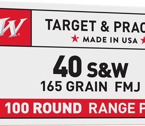 WINCHESTER USA 40 SW 165GR FMJ