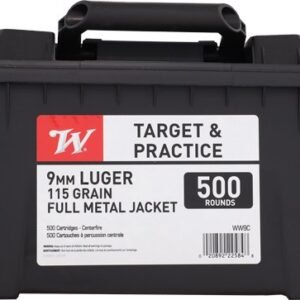 WINCHESTER 9MM LUGER 115GR FMJ