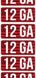 MTM AMMO CALIBER LABELS 12GA
